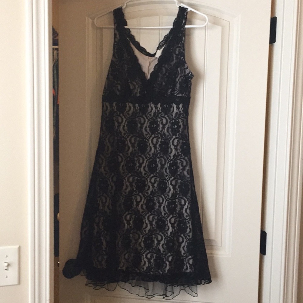 Black cocktail dress